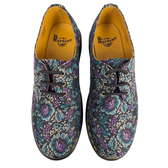 Dr. Martens 1461 Oxford Shoes Floral Jacquard Women's US 10, Mens 9 RARE! - Picture 3 of 11